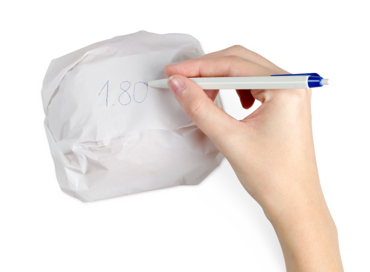 Zuschnitt aus HDPE weiß PAPERLIKE