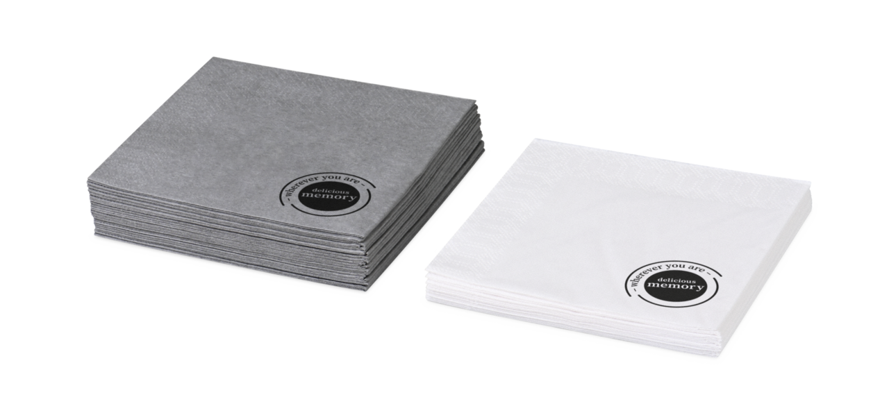 Zelltuch-Serviette «delicious memory»
