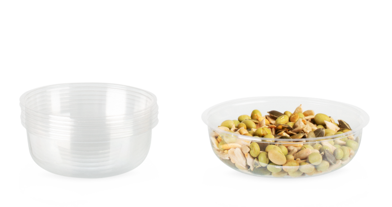 Aufsatzbecher aus rPET zu Clear Cup aus rPET