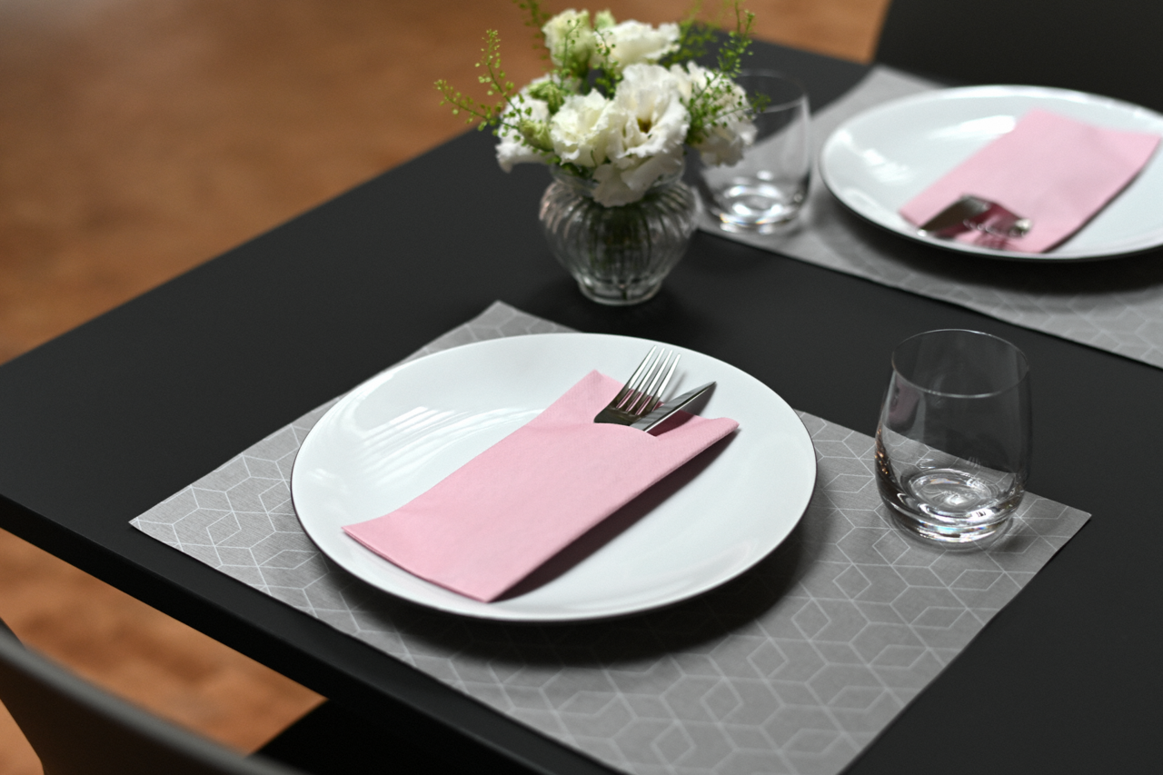 Airlaid Besteckserviette 40×40 cm