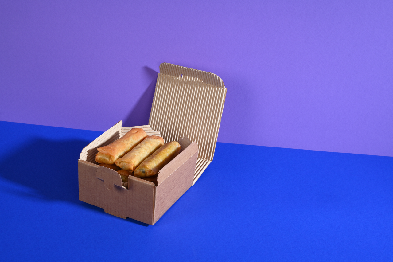 Take-away Kartonbox gewellt