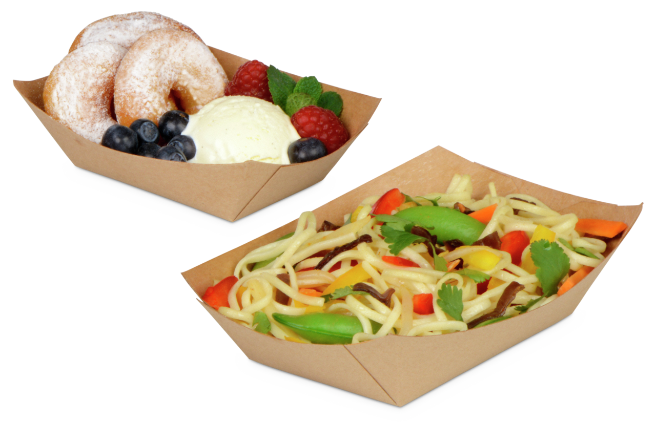 Snack-Schale braun