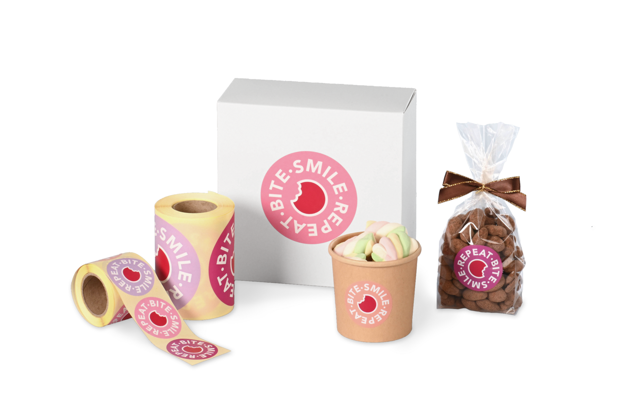 Farbkombination besonders geeignet für süsse Anwendungen wie Kuchen, Krapfen, Cookies etc.
