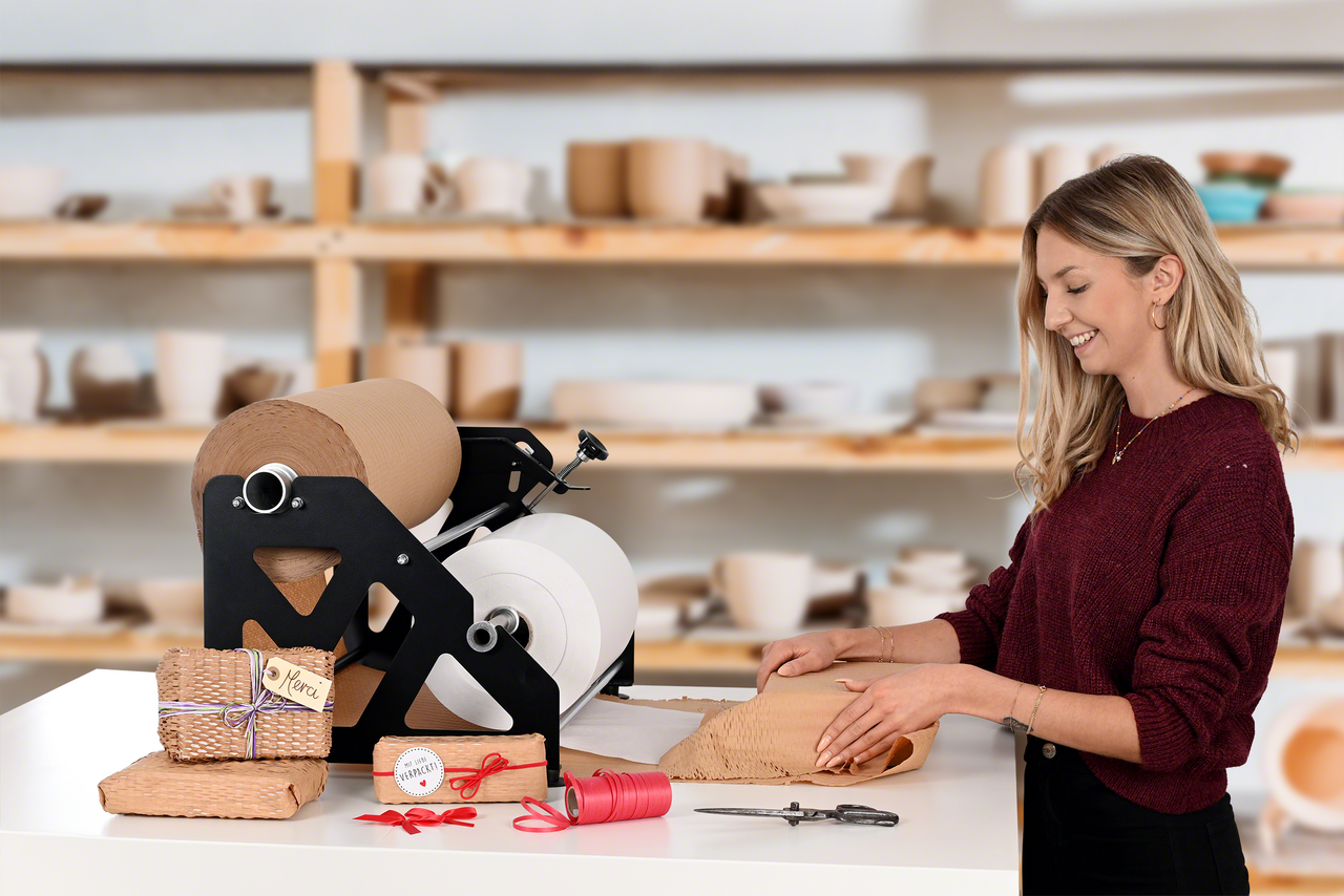 Wabengeschenkpapier «Honeycomb» MECAWRAP