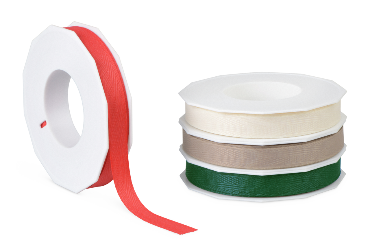 Geschenkband aus Recyclingmaterial 