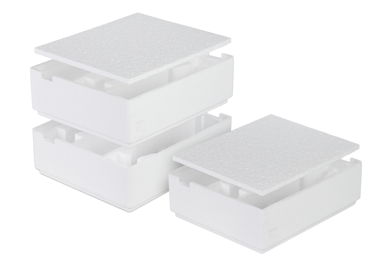 Flaschen-Versandverpackung Styropor® (EPS / Airpop®)