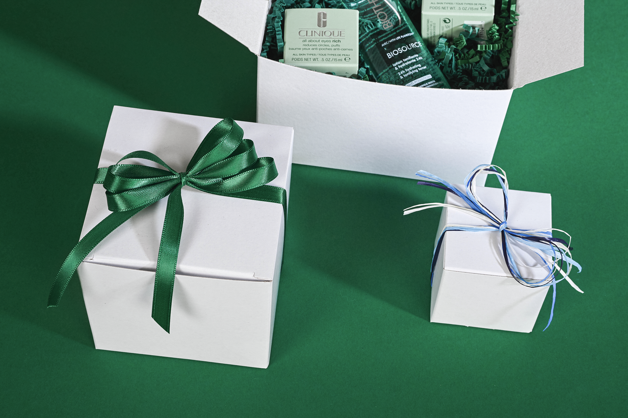 Geschenk- und Präsentationsbox weiß