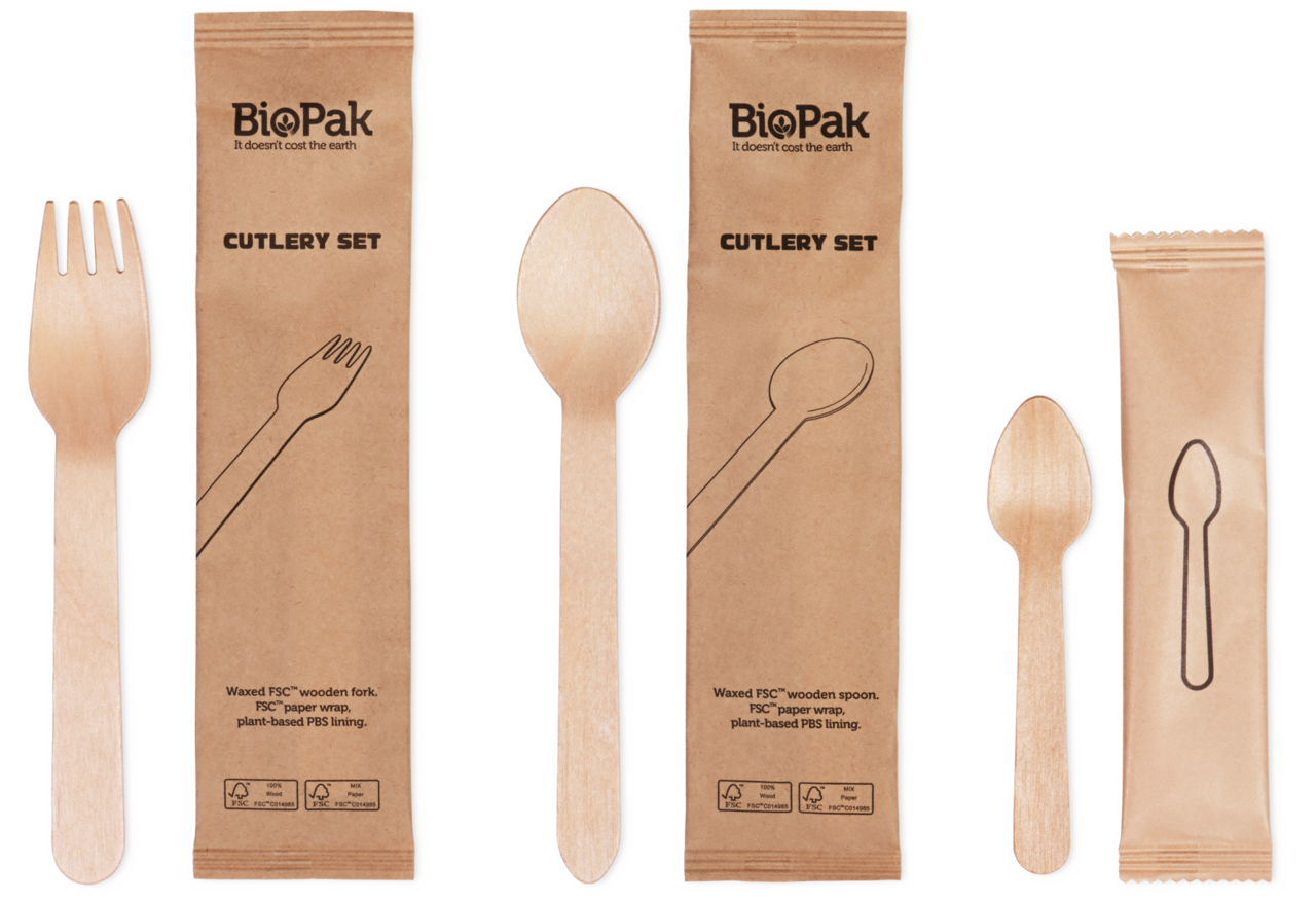 Holzlöffel gewachst, einzeln verpackt