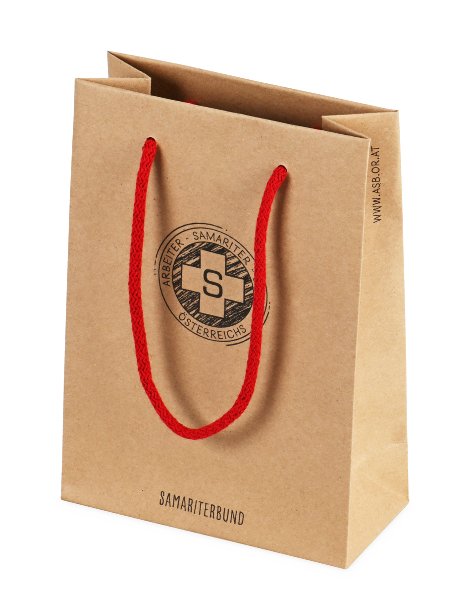 Papiertasche mit Baumwoll-Kordel bedrucken
