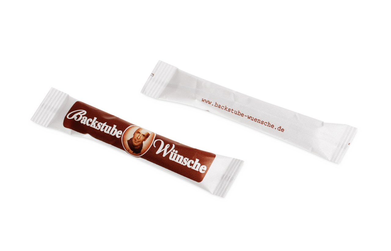 Zuckersticks mit Logo bedrucken
