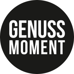 Motiv-Etikett, Ø 50 mm, rund, «Genussmoment»