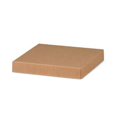 Deckel zu Geschenkschachtel 250&times;250&times;30 mm, natur