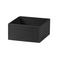 Boden zu Geschenkschachtel 250×250×120 mm, schwarz