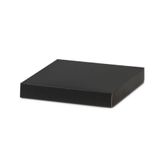 Deckel zu Geschenkschachtel 250×250×30 mm, schwarz