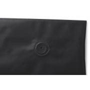 MECAVALVE Aromabeutel mit Seitenfalte & Ventil, schwarz matt