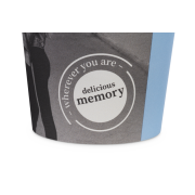 Heißgetränke-Becher PE-beschichtet «delicious memory»