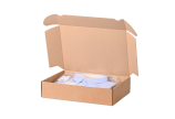 Verpackung mit 8 cm Sendungshöhe ist ideal für den Versand Ihrer hochwertigen Textilien