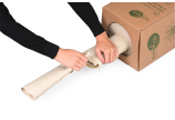 kann leicht von Hand auf die benötigte Länge abgerissen werden