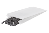 Papierfaltenbeutel weiß, aus Pergamin