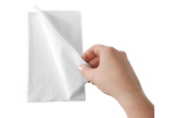 1⁄8-Falz – Serviette ideal für Selbstbedienung und zum Hinlegen auf den Tisch