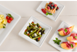 Teller aus Bagasse eckig