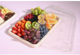 Servierplatte aus Bagasse