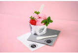 Eislöffel aus Zellstoff