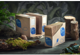 nachhaltig verpackt – 100 % kunststofffreie, recycelbare Papier- und Karton-Verpackung (Foto: Duni)