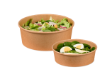 Salatschale aus Pappe rund