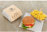 Die To-Go-Box lässt sich mit Ihrem eigenen Design/Logo individualisieren. Rufen Sie uns an, wir beraten Sie gerne.