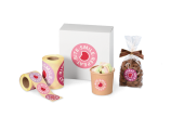 Farbkombination besonders geeignet für süsse Anwendungen wie Kuchen, Krapfen, Cookies etc.