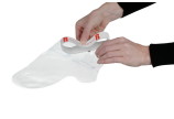 schnelles Austauschen des Handschuhs durch flexible Manschette