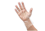 HDPE-Handschuhe geblockt, transparent