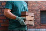 die feinporige Handinnenfläche des Gebol Arbeitshandschuhs sorgt für einen sicheren Halt sowie bequemen Tragekomfort