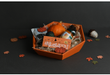 Geschenkkorb 6-eckig, farbig