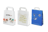SERVICE: Nutzen Sie Ihre Tragetasche aus Kraftpapier als Werbeträger! Sie erhalten diese bereits ab 5.000 Stück mit Ihrem Logo/Design bedruckt. Rufen Sie uns an, wir beraten Sie gerne!