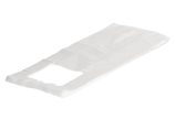 HDPE-Knotenbeutel 220×120×490 mm, 10 µm, geblockt zu 50 St.
