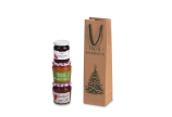 auch zum Verpacken von Geschenken, wie z. B. Marmelade, geeignet