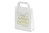 Papiertragetaschen mit Flachhenkel bedrucken