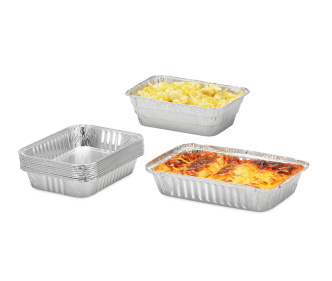 Schale rechteckig aus Alu