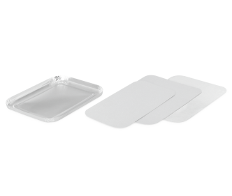 Deckel zu Schale rechteckig aus Alu