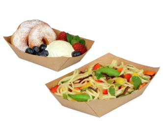 Snack-Schale braun