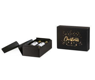 Flaschen-Geschenkkarton GOLDEN WISHES