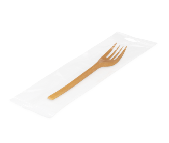 Mehrweg-Gabel aus WPC einzeln verpackt