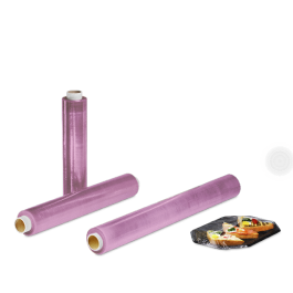Frischhaltefolie PVC 300m/45cm für Frischfleisch& Obst KT=4 Rollen