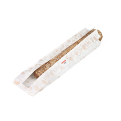 Baguettebeutel mit Sichtstreifen «FRISCH & fein»