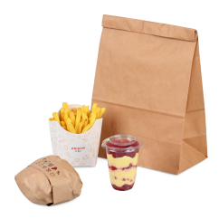 Lunchtüte aus Kraftpapier