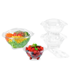 Salatbox aus PET mit Deckel