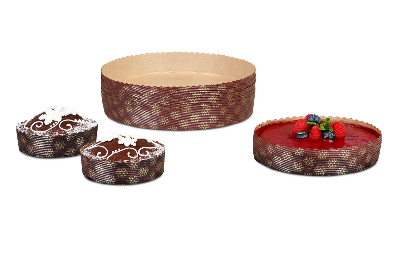 Kuchen-Backform rund mit Dekor