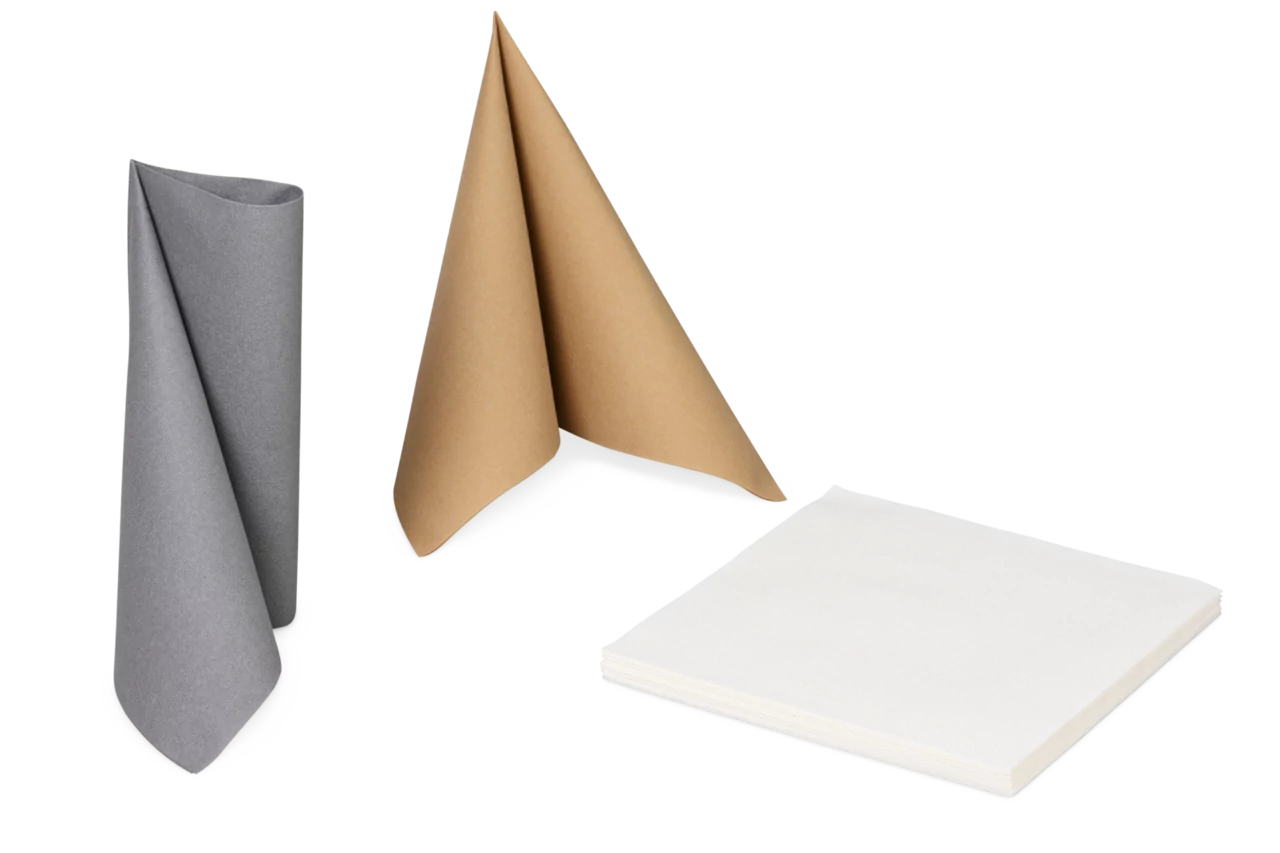 Bio-Airlaid-Serviette 40×40 cm